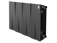 Биметаллический радиатор отопления Royal Thermo PianoForte 300 8 секций Noir Sable