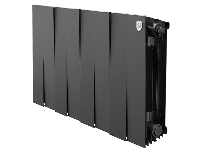 Биметаллический радиатор отопления Royal Thermo PianoForte 300 8 секций Noir Sable