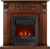 Каминокомплект Royal Flame Venice махагон коричневый антик c очагом Aspen Black Каминокомплект Royal Flame Venice махагон коричневый антик c очагом Aspen Black