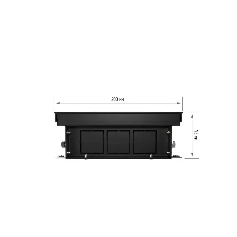 Внутрипольный конвектор Royal Thermo Atrium 75/200/2900-DG-U-BL