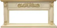 Портал Interflame Лорд бежевый с золотой патиной под очаг FreeSpace 50 LED FX QZ