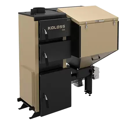 Напольный твердотопливный котел Koloss Auto DUO PLUS 15