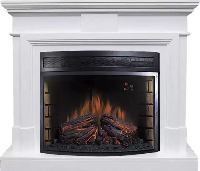 Каминокомплект Royal Flame Coventry белый с очагом Dioramic 28 LED FX