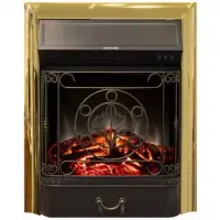 Каминокомплект RealFlame Jazz WT с очагом Majestic Lux Brass S Каминокомплект RealFlame Jazz WT с очагом Majestic Lux Brass S