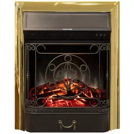 Каминокомплект RealFlame Jazz WT с очагом Majestic Lux Brass S