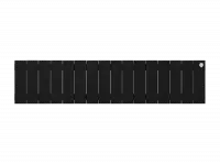 Биметаллический радиатор отопления Royal Thermo PianoForte 200 16 секций Noir Sable