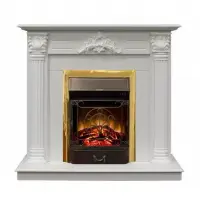 Каминокомплект RealFlame Stefania с очагом Majestic Lux S Brass