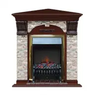 Каминокомплект Glenrich Арочный Грот цветной угловой (Fobos brass) Каминокомплект Glenrich Арочный Грот цветной угловой (Fobos brass)