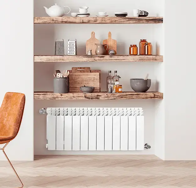 Биметаллический радиатор отопления Fondital 350/100 Alustal Plus 12 секций