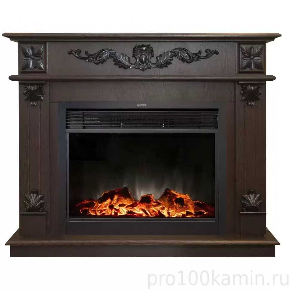Каминокомплект RealFlame Philadelphia 25,5/26 DN с очагом MoonBlaze LUX Black