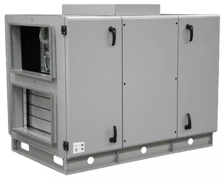 Приточно-вытяжная вентиляционная установка Lessar LV-RACU 2500 HEL-9,0-1 EC-RHX E15