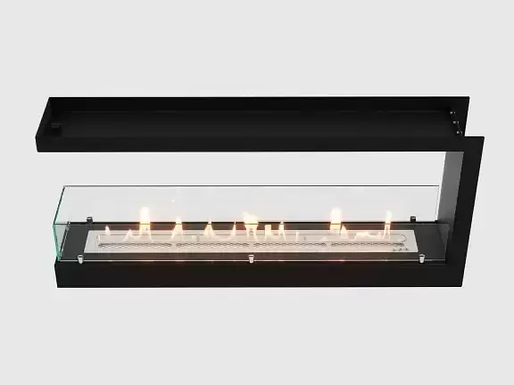 Встроенный биокамин Lux Fire Торцевой 1090 S ВБКТ-1090S