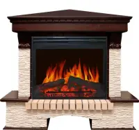 Каминокомплект Royal Flame Pierre Luxe угловой мелкий сланец бежевый c очагом Jupiter FX New Каминокомплект Royal Flame Pierre Luxe угловой мелкий сланец бежевый c очагом Jupiter FX New