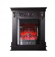 Каминокомплект Interflame Берта Люкс с очагом Majestic FX M Black венге Каминокомплект Interflame Берта Люкс с очагом Majestic FX M Black венге
