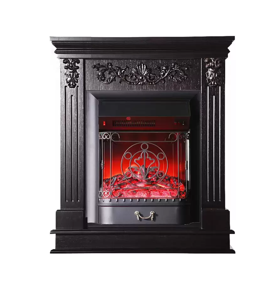 Каминокомплект Interflame Берта Люкс с очагом Majestic FX M Black венге