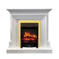 Каминокомплект Royal Flame Bradford c очагом Fobos FX Brass Каминокомплект Royal Flame Bradford c очагом Fobos FX Brass