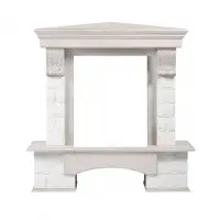 Портал Firelight Forte Classic U камень белый/шпон белёный дуб Портал Firelight Forte Classic U камень белый/шпон белёный дуб