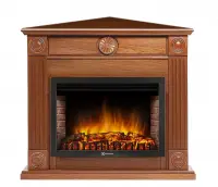 Каминокомплект Electrolux Frame 30U угловой с очагом EFP/P-3020LS дуб