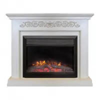 Каминокомплект RealFlame Leticia 26 WT с очагом MoonBlaze LUX Black