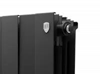 Биметаллический радиатор отопления Royal Thermo PianoForte 300 12 секций Noir Sable