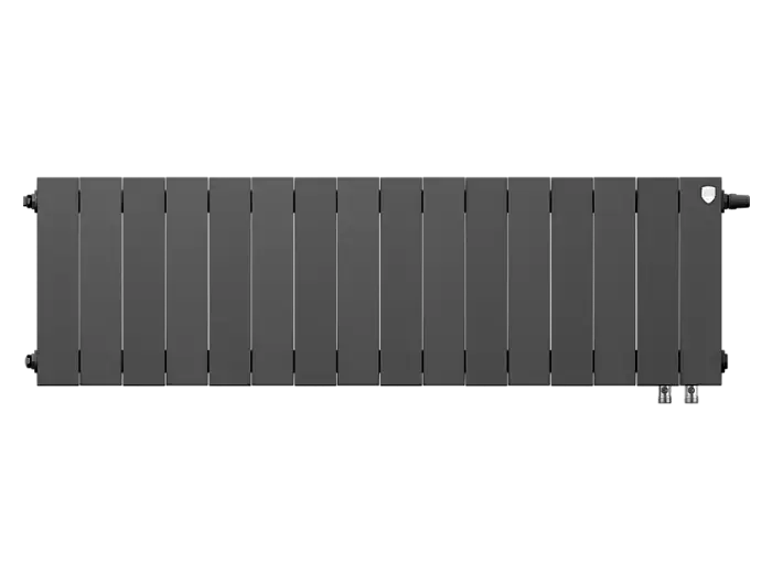 Биметаллический радиатор отопления Royal Thermo PianoForte 300 16 секций Noir Sable VDR