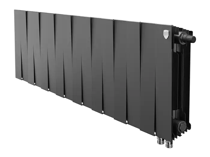 Биметаллический радиатор отопления Royal Thermo PianoForte 300 16 секций Noir Sable VDR