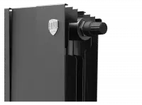 Биметаллический радиатор отопления Royal Thermo PianoForte 300 16 секций Noir Sable VDR