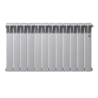 Биметаллический радиатор отопления Royal Thermo Revolution Bimetall 500 2.0 12 секций Silver Satin Биметаллический радиатор отопления Royal Thermo Revolution Bimetall 500 2.0 12 секций Silver Satin