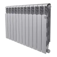 Биметаллический радиатор отопления Royal Thermo Revolution Bimetall 500 2.0 12 секций Silver Satin Биметаллический радиатор отопления Royal Thermo Revolution Bimetall 500 2.0 12 секций Silver Satin