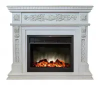 Каминокомплект RealFlame Estella 25,5/26 WT с очагом MoonBlaze LUX Black