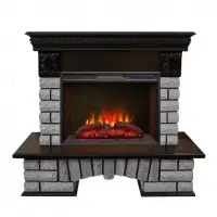 Каминокомплект RealFlame Country LUX Rock 25/25,5 с очагом Sparta 25,5 LED