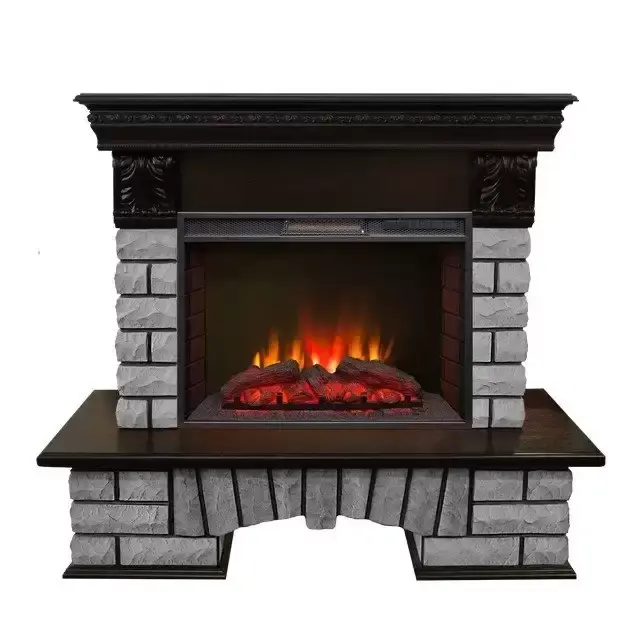 Каминокомплект RealFlame Country LUX Rock 25/25,5 с очагом Sparta 25,5 LED