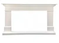 Портал Interflame Турин белый под очаг Foton 36 LED FX QZ