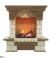 Электрический камин Dimplex Pierre Luxe + очаг Cassete 400