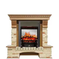Каминокомплект Royal Flame Pierre Luxe сланец с очагом Fobos FX M Black Каминокомплект Royal Flame Pierre Luxe сланец с очагом Fobos FX M Black