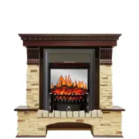 Каминокомплект Royal Flame Pierre Luxe сланец с очагом Fobos FX M Black Каминокомплект Royal Flame Pierre Luxe сланец с очагом Fobos FX M Black