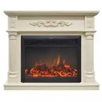 Каминокомплект RealFlame Silvia 26 WT с очагом Moonblaze Deluxe