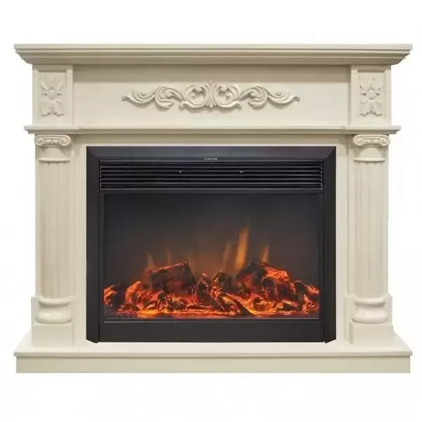 Каминокомплект RealFlame Silvia 26 WT с очагом Moonblaze Deluxe