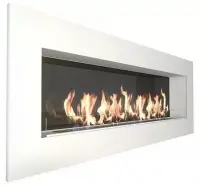 Биокамин Zefire Elliot 1800 белый со стемалитом Биокамин Zefire Elliot 1800 белый со стемалитом