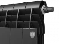 Биметаллический радиатор отопления Royal Thermo BiLiner 500 VR 12 секций Noir Sable Биметаллический радиатор отопления Royal Thermo BiLiner 500 VR 12 секций Noir Sable