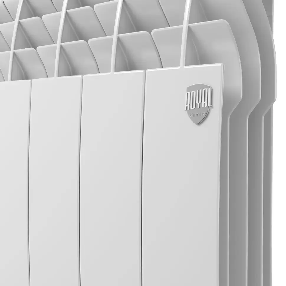Биметаллический радиатор отопления Royal Thermo BiLiner 500 VR 4 секции Bianco Traffico