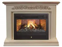 Каминокомплект RealFlame Leticia 26 WT с очагом 3D Novara Каминокомплект RealFlame Leticia 26 WT с очагом 3D Novara