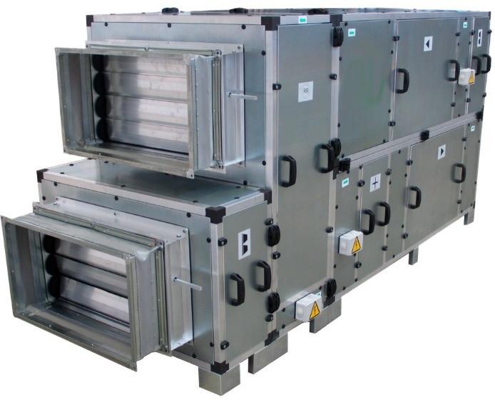 Приточно-вытяжная вентиляционная установка MIRAVENT GLOBAL PR 15000 W (с водяным калорифером)