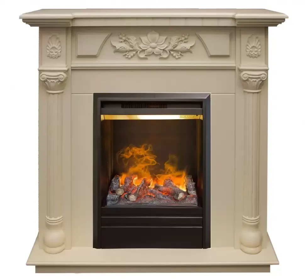 Каминокомплект RealFlame Dacota STD/EUG WT с очагом 3D Olympic