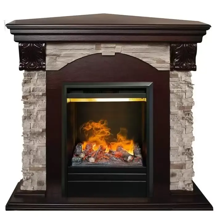 Каминокомплект RealFlame Dublin ROCK Corner STD/EUG AO с очагом 3D Olympic