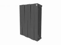 Биметаллический радиатор отопления Royal Thermo PianoForte 500 4 секции Noir Sable