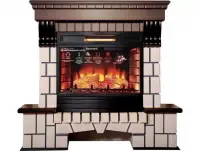 Каминокомплект Interflame Экстер средний дуб с очагом Panoramic 06 25 LED FX QZ Каминокомплект Interflame Экстер средний дуб с очагом Panoramic 06 25 LED FX QZ