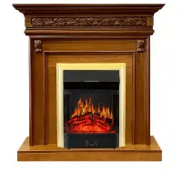Каминокомплект Royal Flame Valletta c очагом Majestic FX Brass Каминокомплект Royal Flame Valletta c очагом Majestic FX Brass