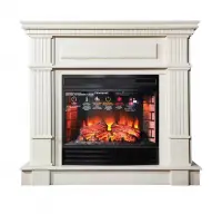 Каминокомплект Interflame Рим с очагом Panoramic 25 LED FX бежевый