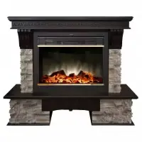 Каминокомплект RealFlame Rockland 26 с очагом MoonBlaze LUX Black/Brass